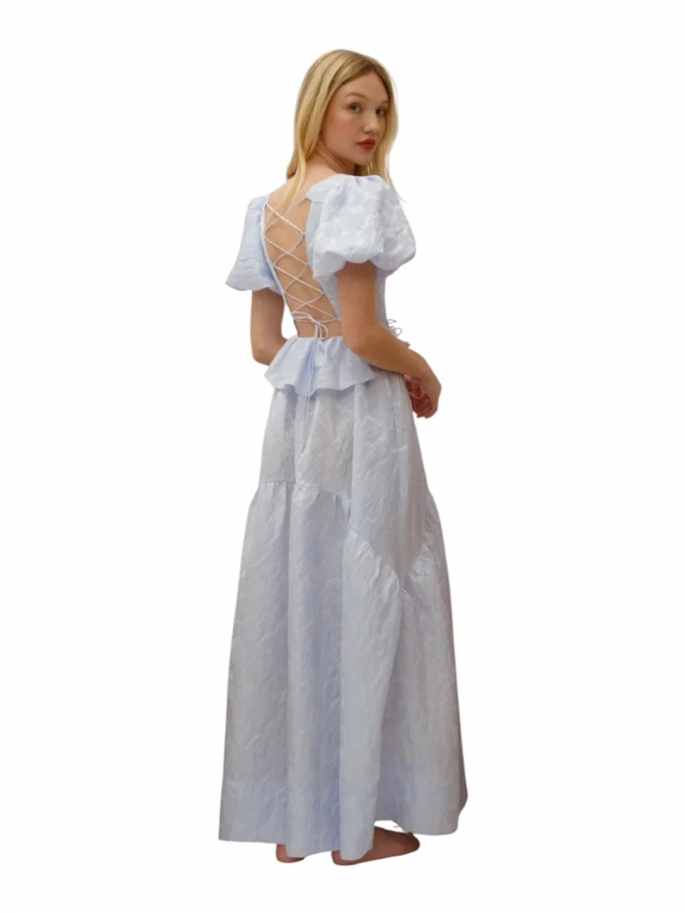 Allina Liu Edessa Jacquard Dress Size M - Picture 2 of 9